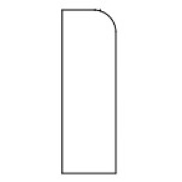 5.49M x 44mm x 14.5mm MDF Bullnose Architrave